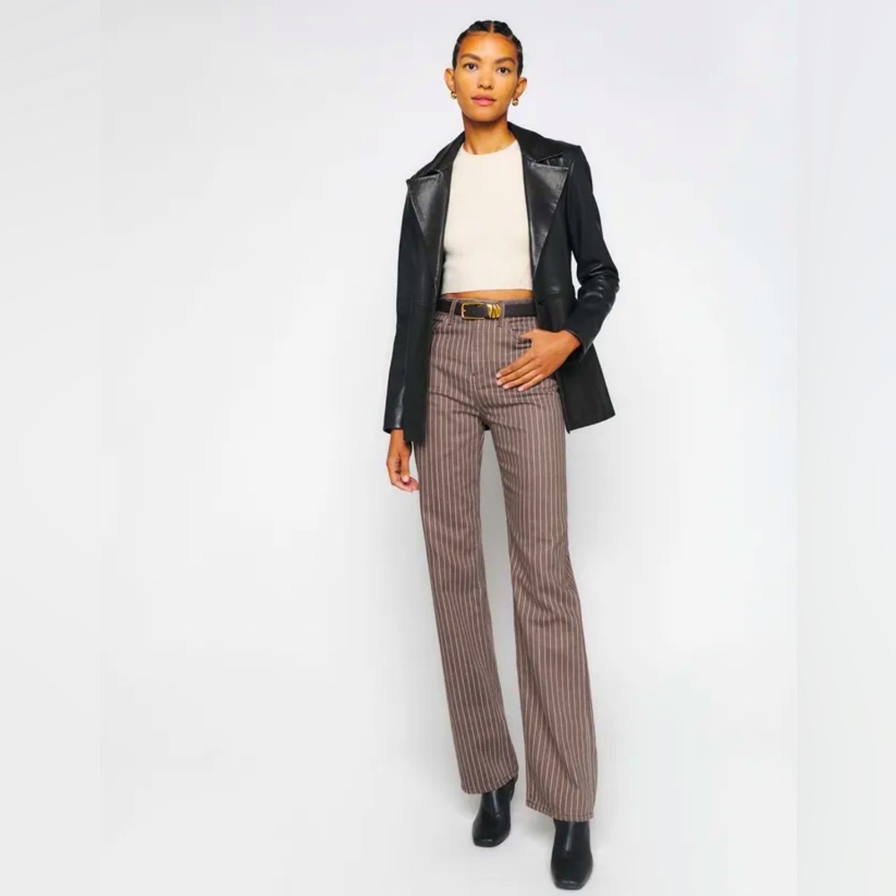 Reformation Wilder Pinstripe Jeans